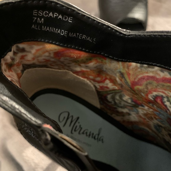 Miranda Lambert 5 inch Stiletto Peep Toe Booties - Picture 4 of 12